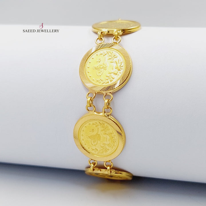 21K Gold Lirat Rashadi Bracelet by Saeed Jewelry - Image 3