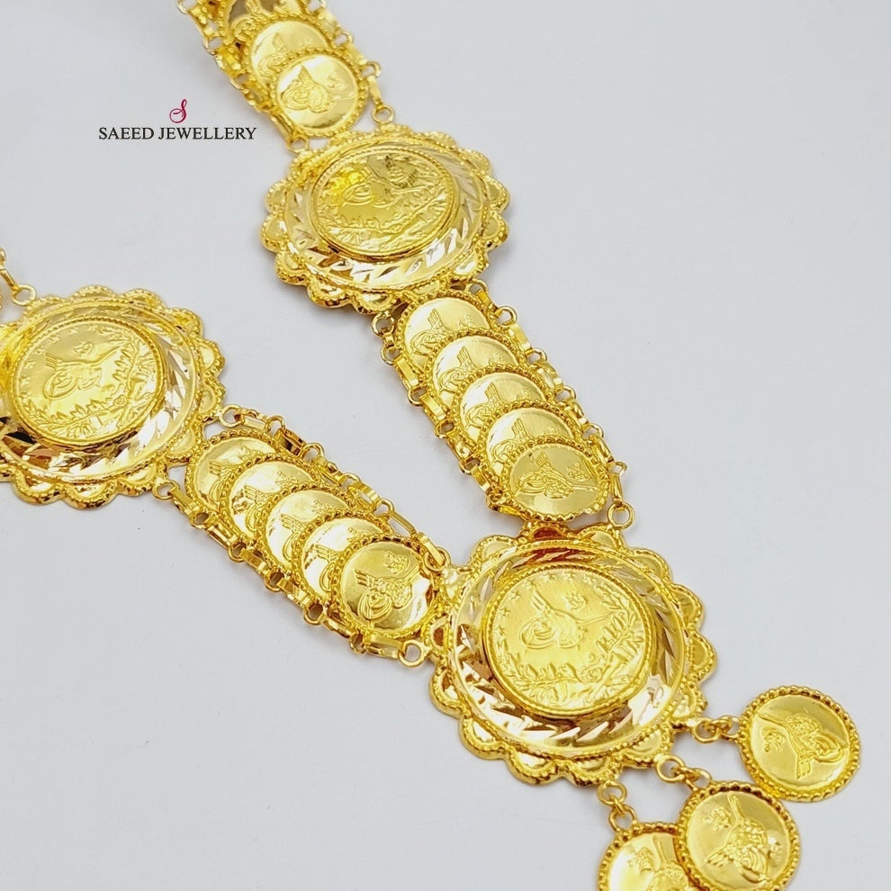 21K Gold Lirat Rashadi Necklace by Saeed Jewelry - Image 8