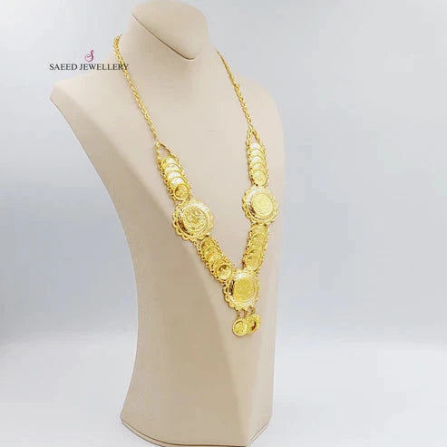 21K Gold Lirat Rashadi Necklace by Saeed Jewelry - Image 6