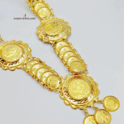 21K Gold Lirat Rashadi Necklace by Saeed Jewelry - Image 12