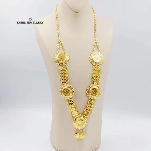 21K Gold Lirat Rashadi Necklace by Saeed Jewelry - Image 10