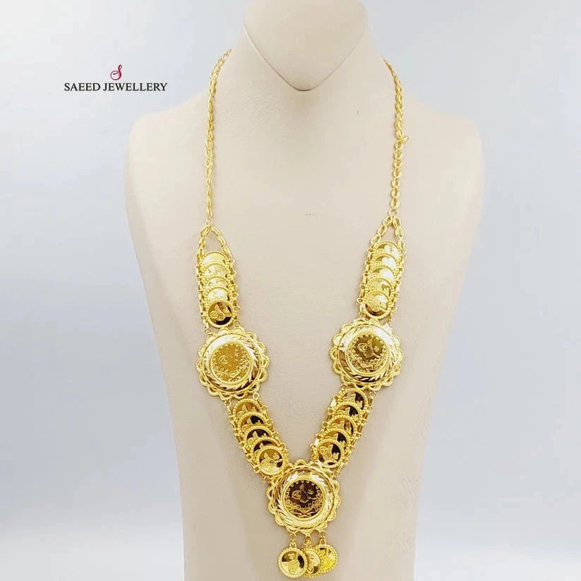 21K Gold Lirat Rashadi Necklace by Saeed Jewelry - Image 1