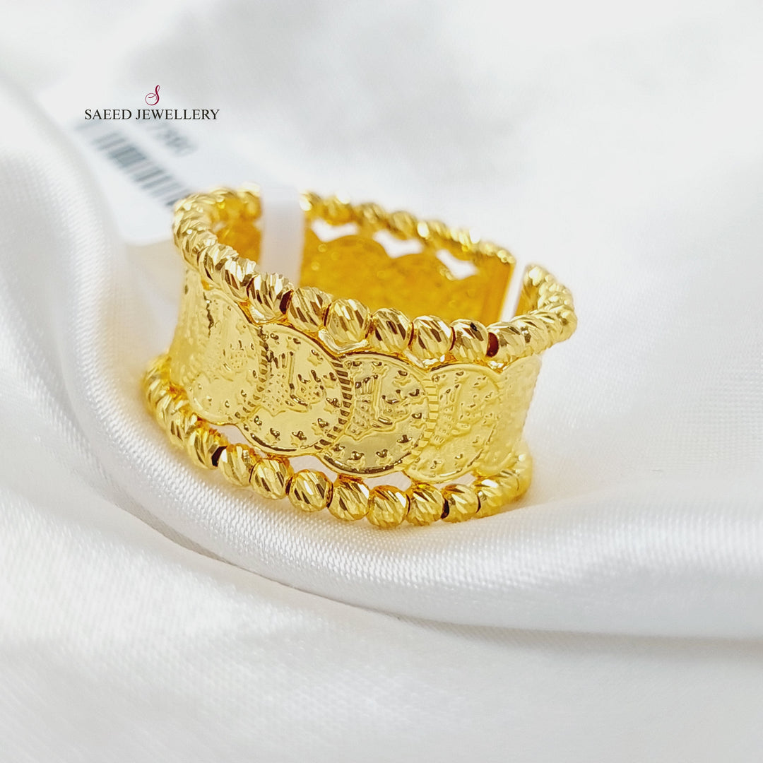 21K Gold Luxury Eighths Ring by Saeed Jewelry - Image 5