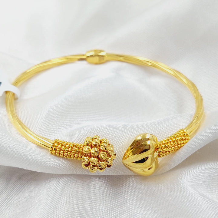 21K Gold Luxury Jessica Bracelet by Saeed Jewelry - Image 2