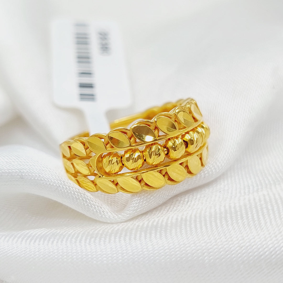 21K Gold Luxury Spike Ring by Saeed Jewelry - Image 4