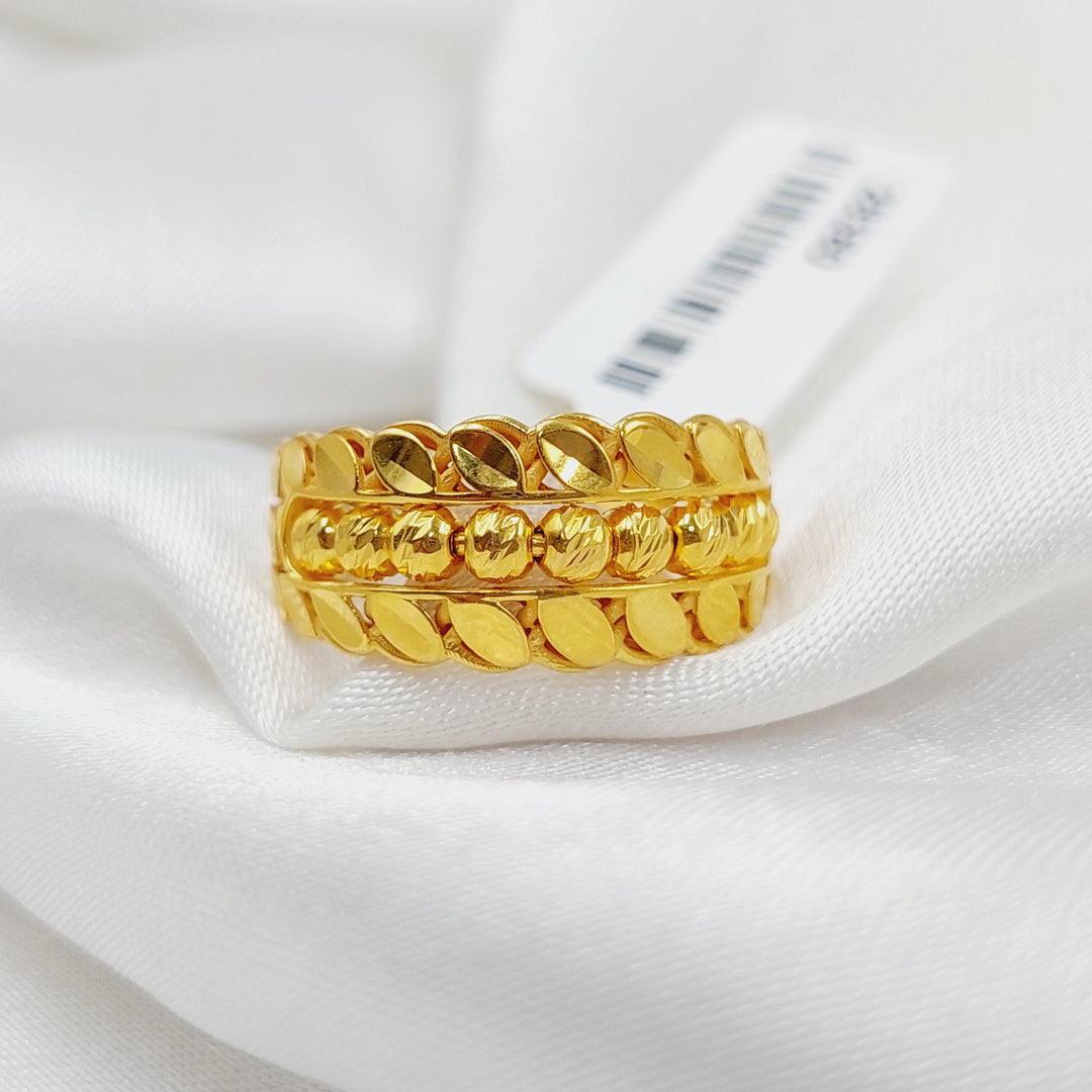 21K Gold Luxury Spike Ring by Saeed Jewelry - Image 1