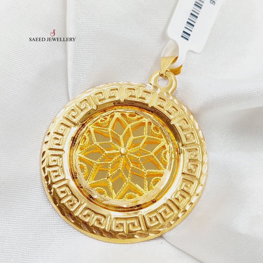 21K Gold Luxury Star Pendant by Saeed Jewelry - Image 3