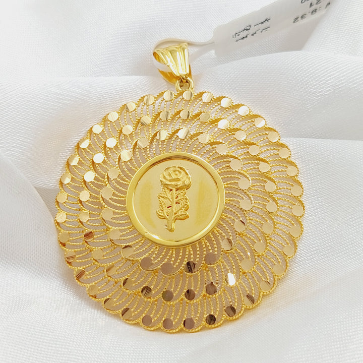 21K Gold Ounce Pendant by Saeed Jewelry - Image 1