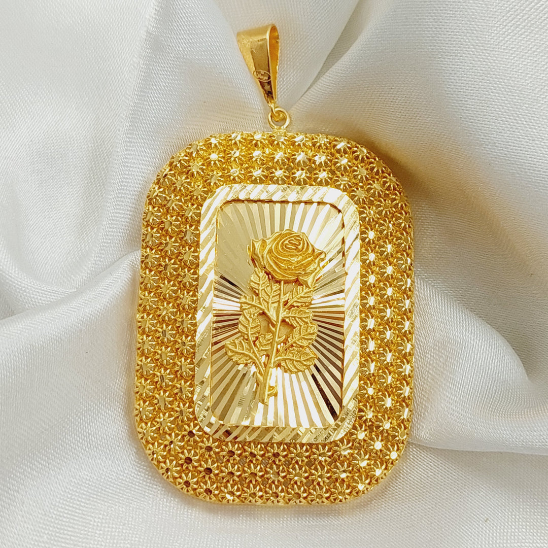 21K Gold Ounce Pendant by Saeed Jewelry - Image 5