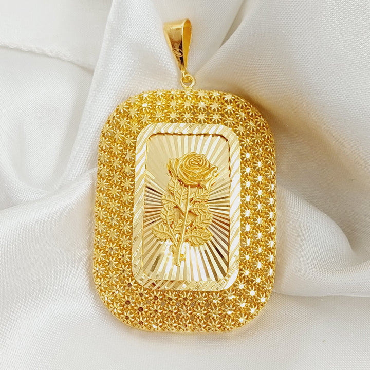 21K Gold Ounce Pendant by Saeed Jewelry - Image 1