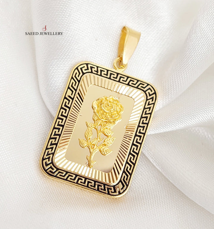 21K Gold Ounce Pendant by Saeed Jewelry - Image 2