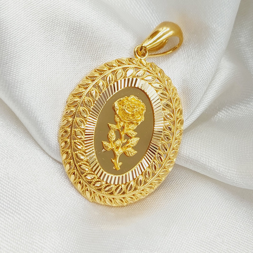 21K Gold Ounce Pendant by Saeed Jewelry - Image 2