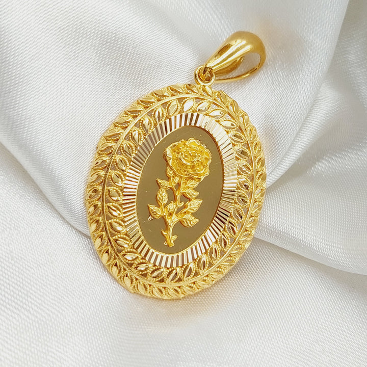 21K Gold Ounce Pendant by Saeed Jewelry - Image 2