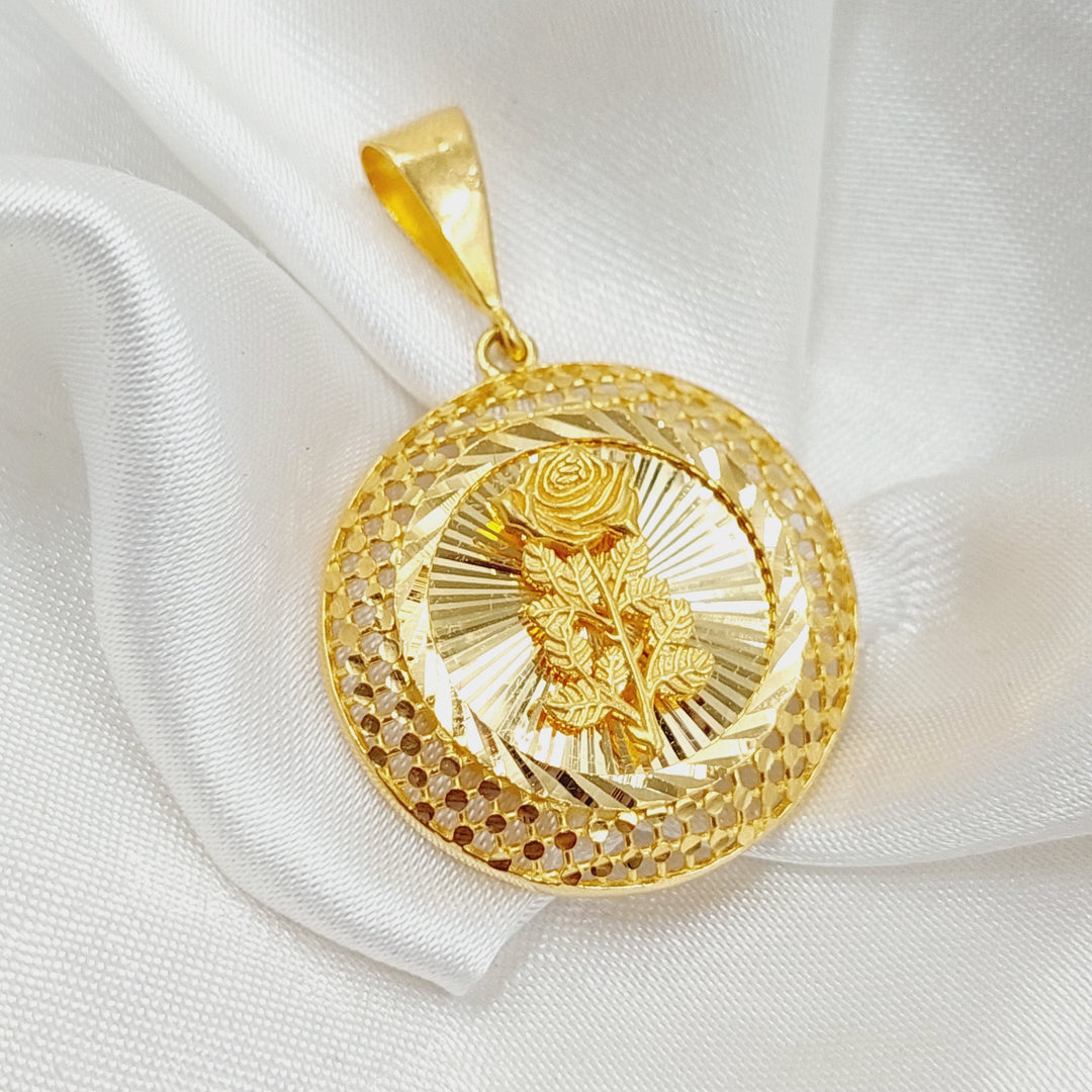 21K Gold Ounce Pendant by Saeed Jewelry - Image 3