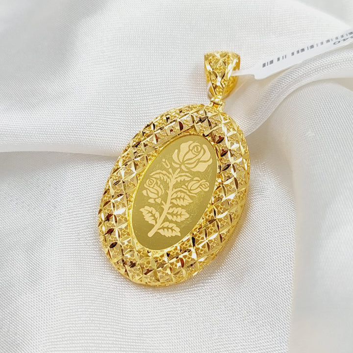 21K Gold Ounce Pendant by Saeed Jewelry - Image 1