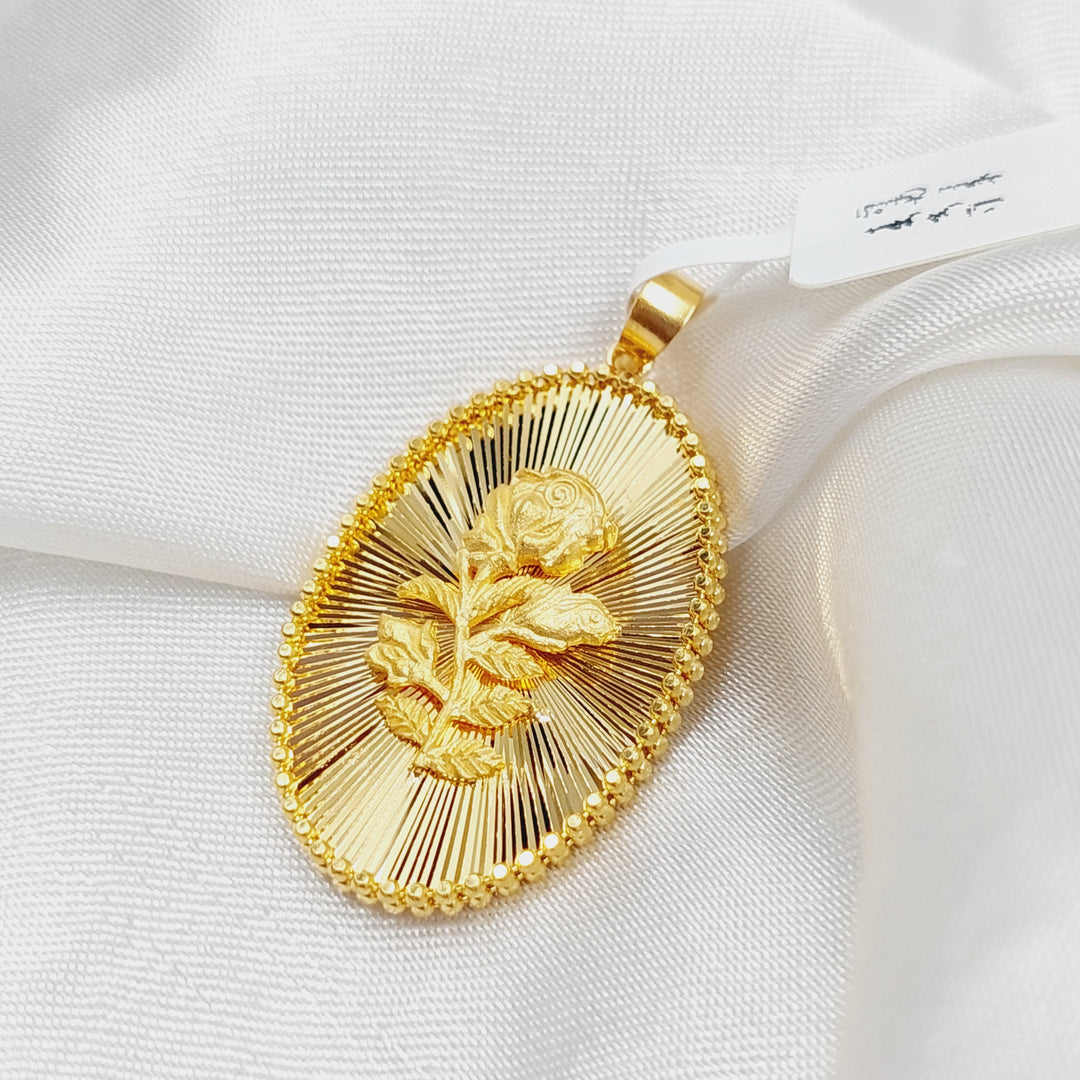 21K Gold Ounce Pendant by Saeed Jewelry - Image 3