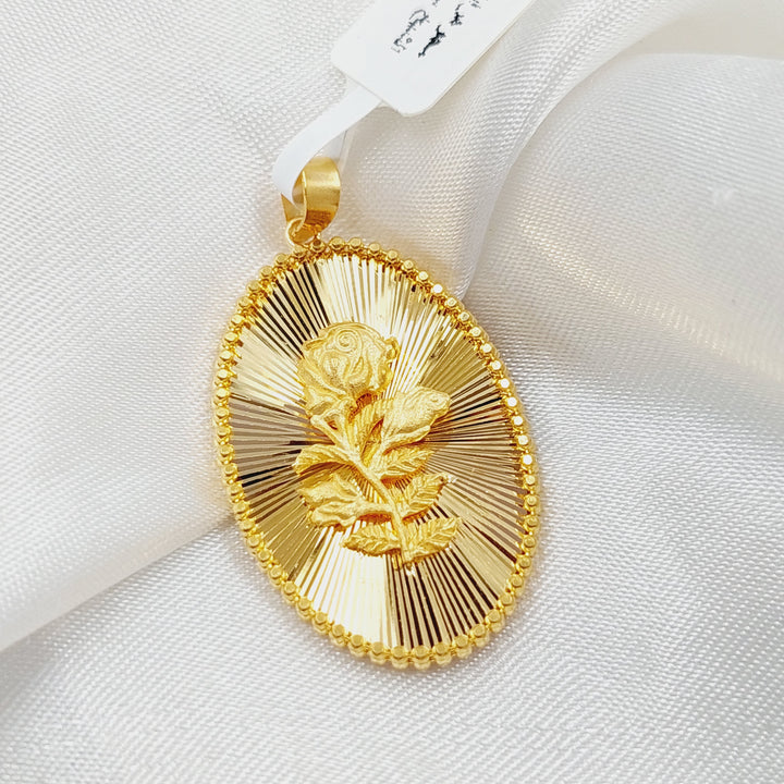 21K Gold Ounce Pendant by Saeed Jewelry - Image 1