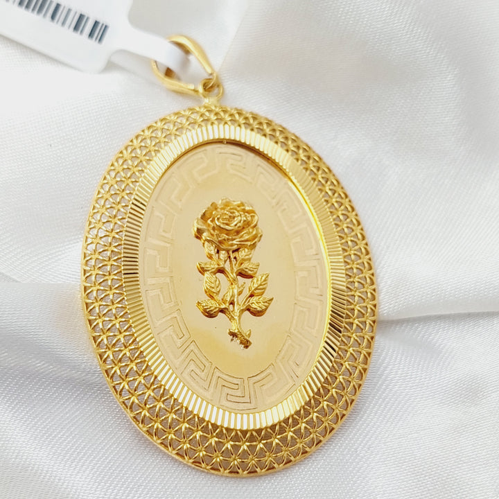 21K Gold Ounce Pendant by Saeed Jewelry - Image 2