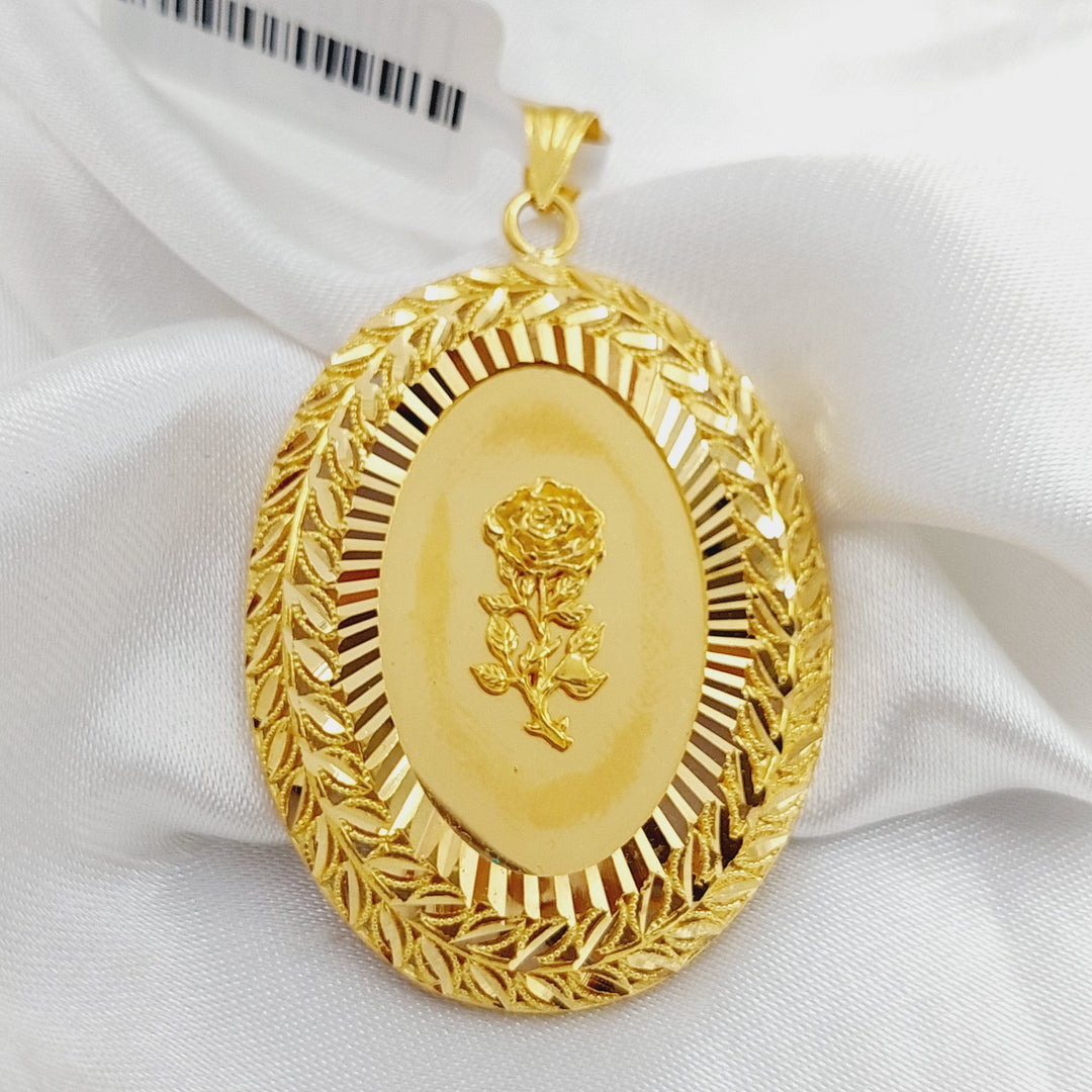 21K Gold Ounce Pendant by Saeed Jewelry - Image 5