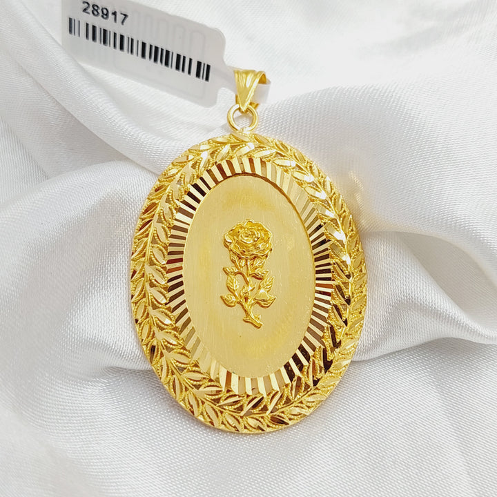 21K Gold Ounce Pendant by Saeed Jewelry - Image 1