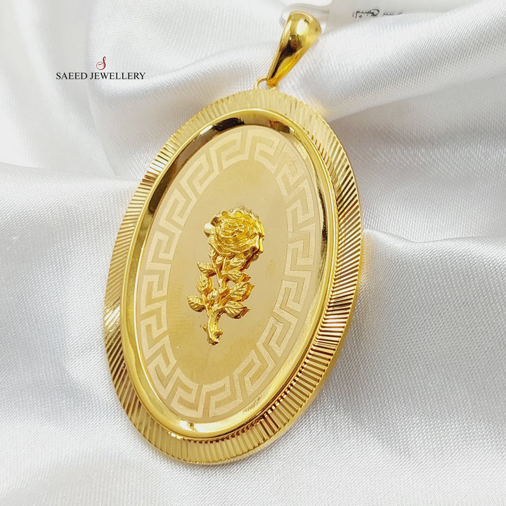 21K Gold Ounce Pendant by Saeed Jewelry - Image 1