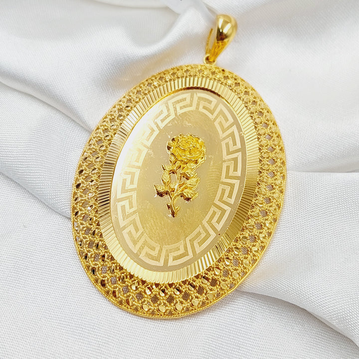 21K Gold Ounce Pendant by Saeed Jewelry - Image 4