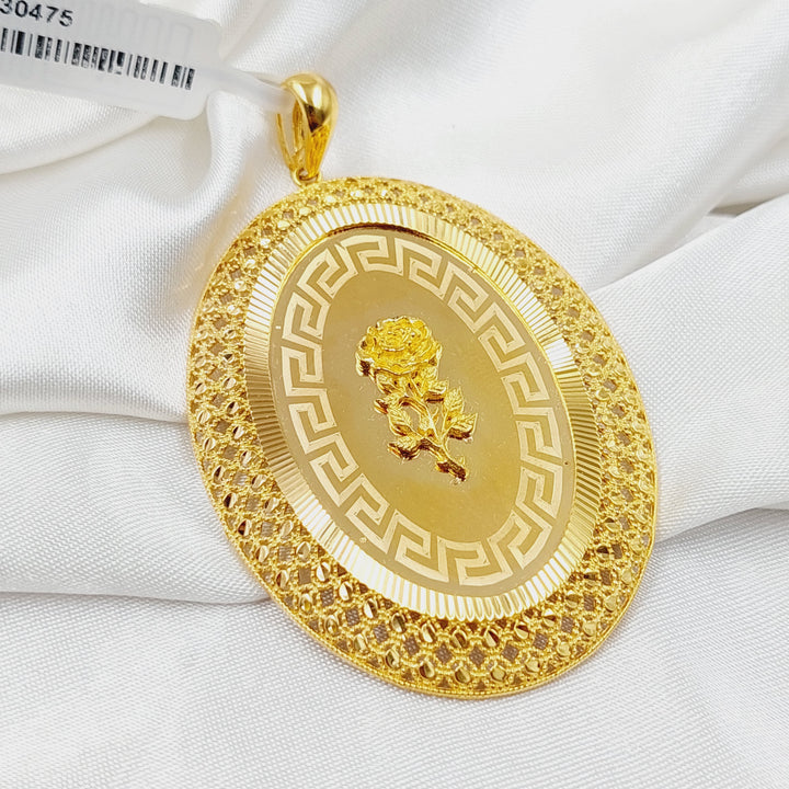 21K Gold Ounce Pendant by Saeed Jewelry - Image 1