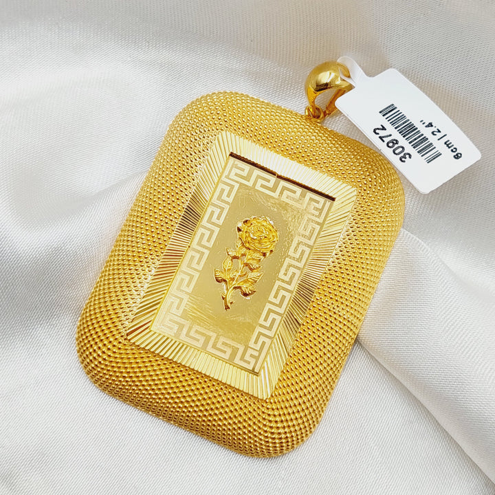 21K Gold Ounce Pendant by Saeed Jewelry - Image 3