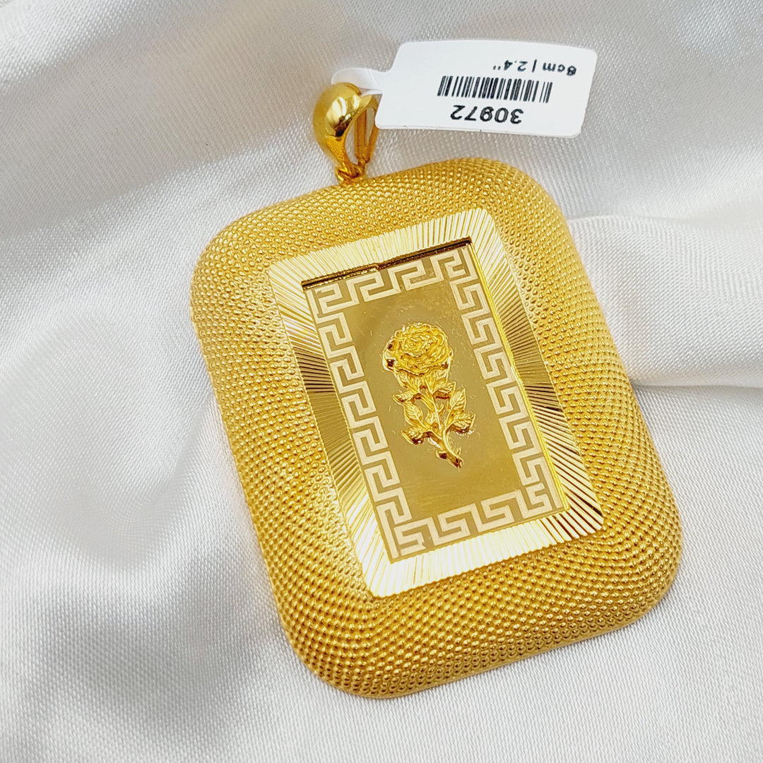 21K Gold Ounce Pendant by Saeed Jewelry - Image 5