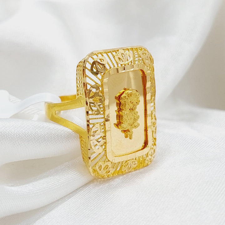 21K Gold Ounce Ring by Saeed Jewelry - Image 1