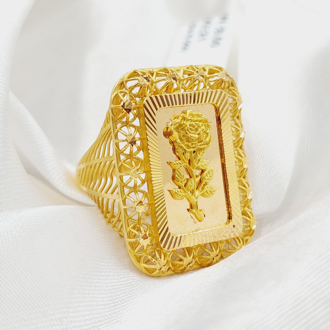 21K Gold Ounce Ring by Saeed Jewelry - Image 2