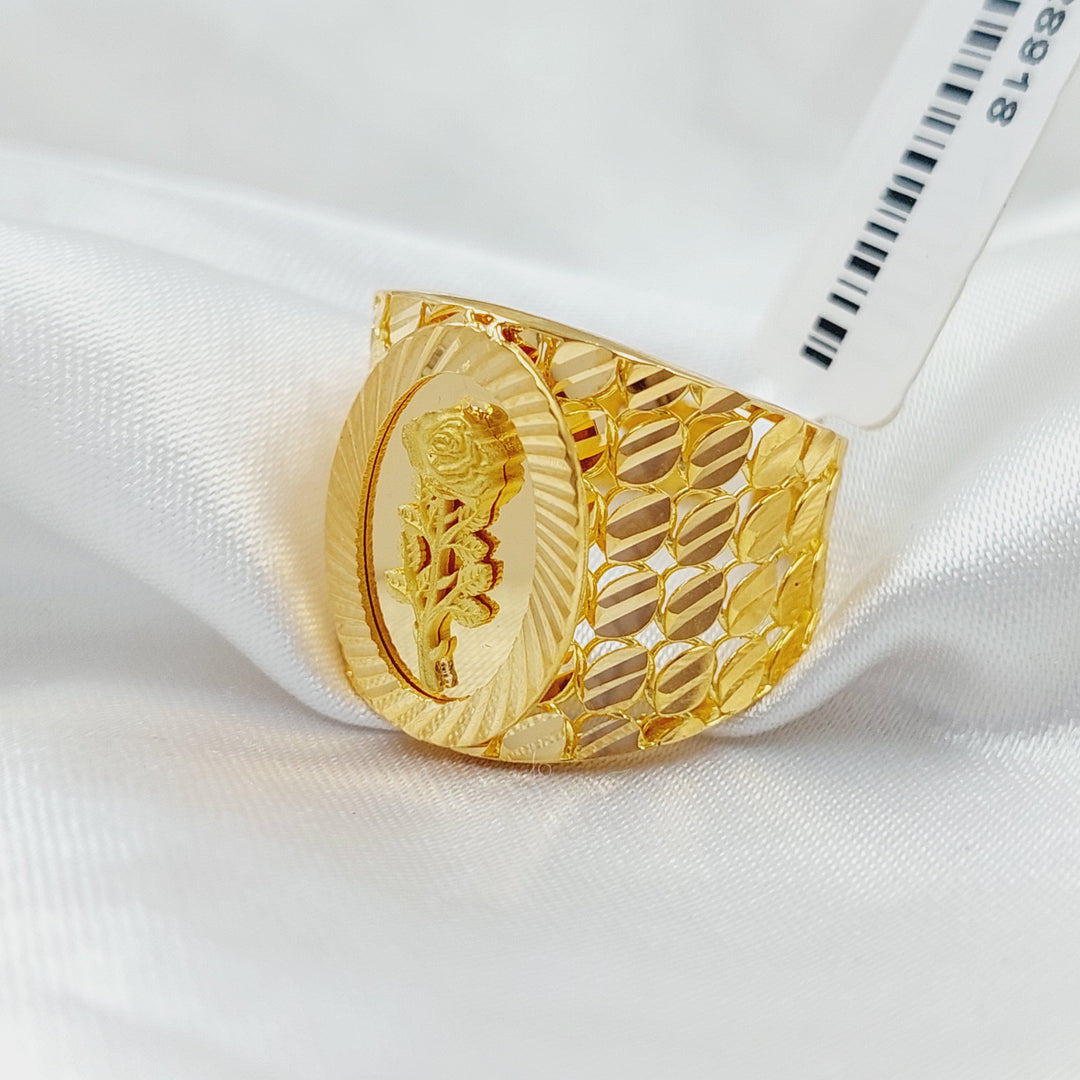 21K Gold Ounce Ring by Saeed Jewelry - Image 2