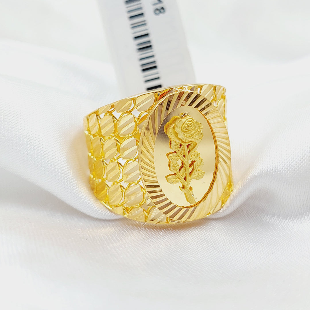 21K Gold Ounce Ring by Saeed Jewelry - Image 3