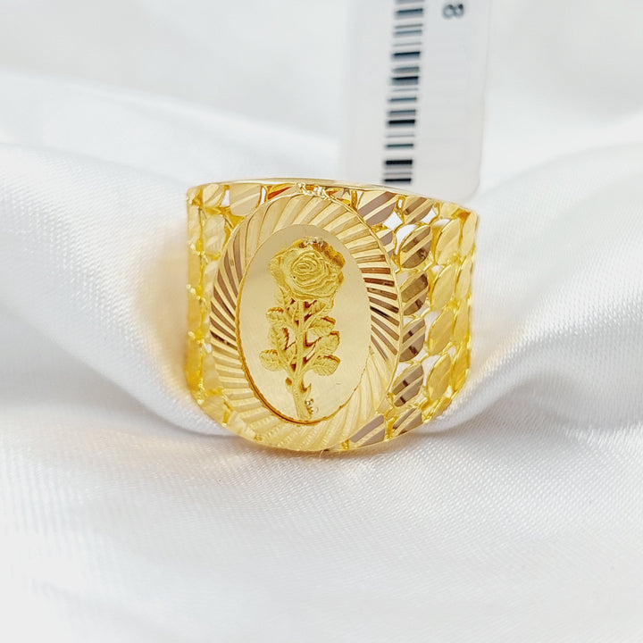 21K Gold Ounce Ring by Saeed Jewelry - Image 1