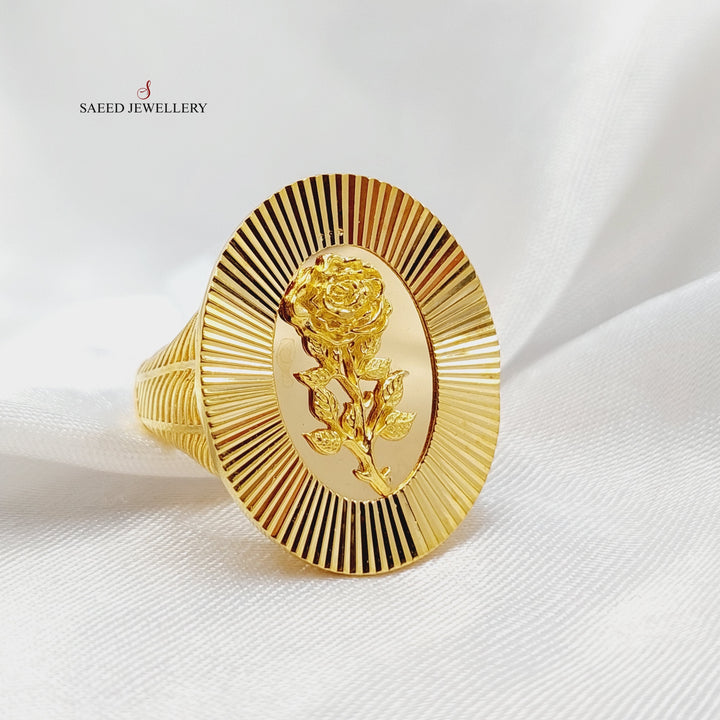 21K Gold Ounce Ring by Saeed Jewelry - Image 4