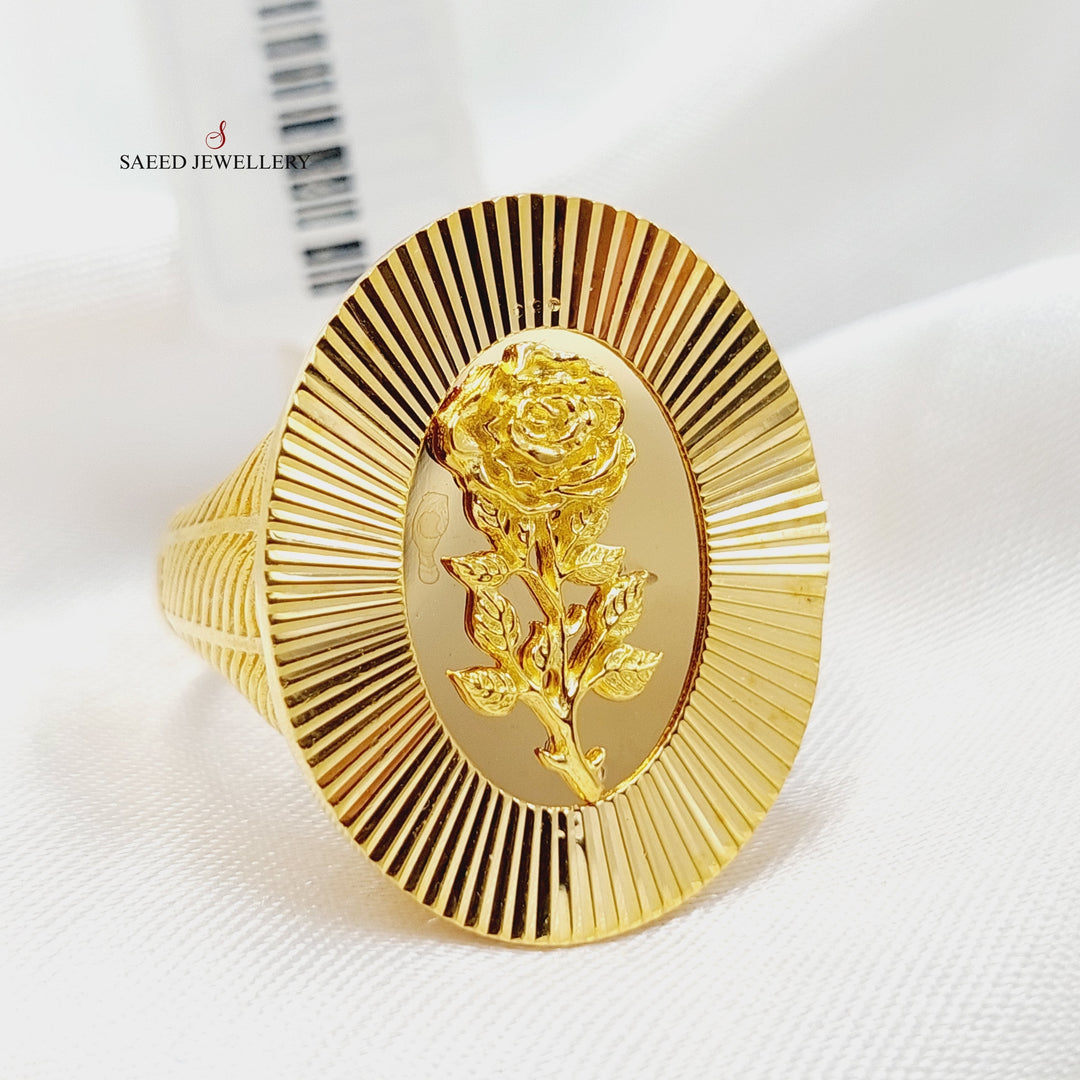 21K Gold Ounce Ring by Saeed Jewelry - Image 1