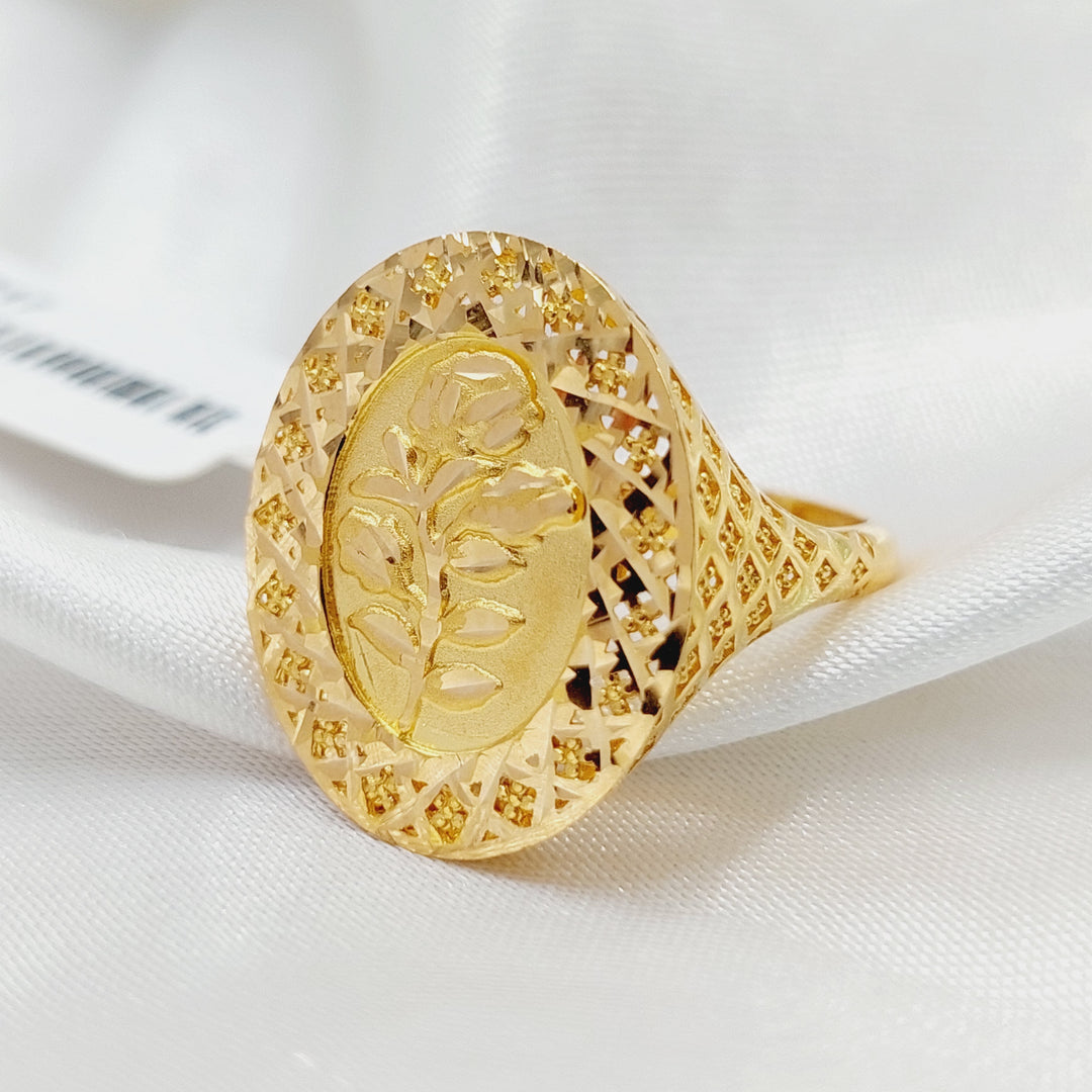 21K Gold Ounce Ring by Saeed Jewelry - Image 1