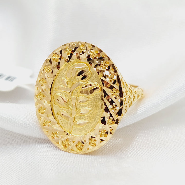 21K Gold Ounce Ring by Saeed Jewelry - Image 2