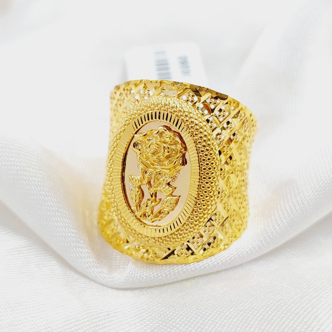 21K Gold Ounce Ring by Saeed Jewelry - Image 1