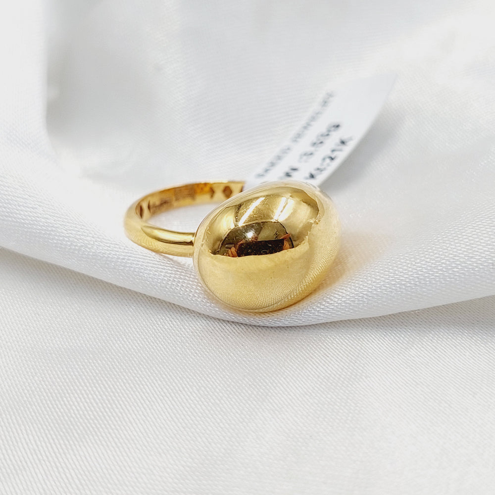 21K Gold Plain Belt Ring by Saeed Jewelry - Image 2