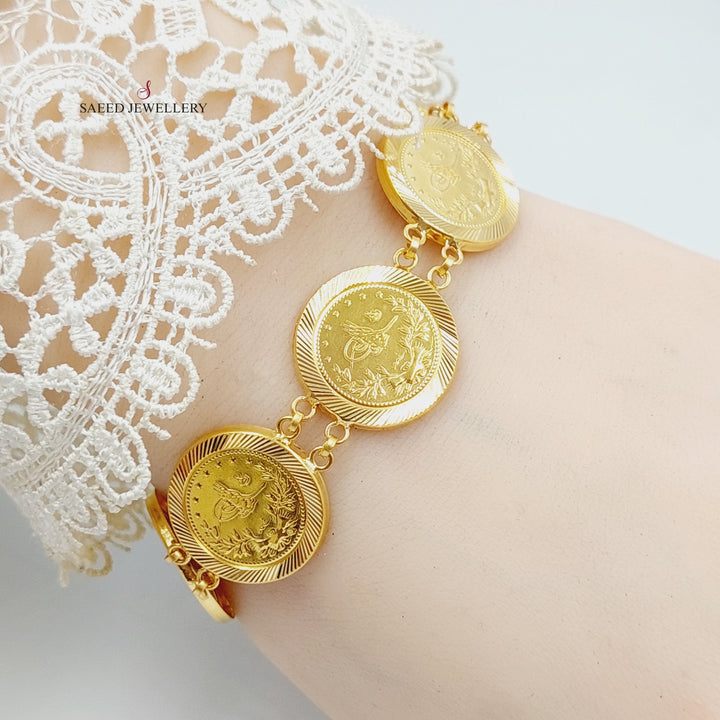 21K Gold Rashadi Bracelet by Saeed Jewelry - Image 2