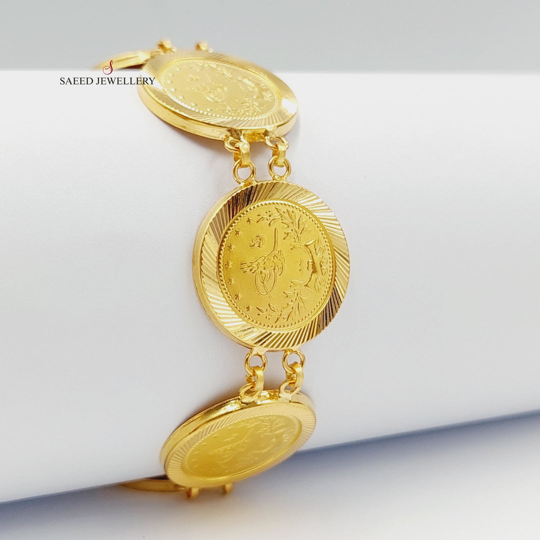 21K Gold Rashadi Bracelet by Saeed Jewelry - Image 1