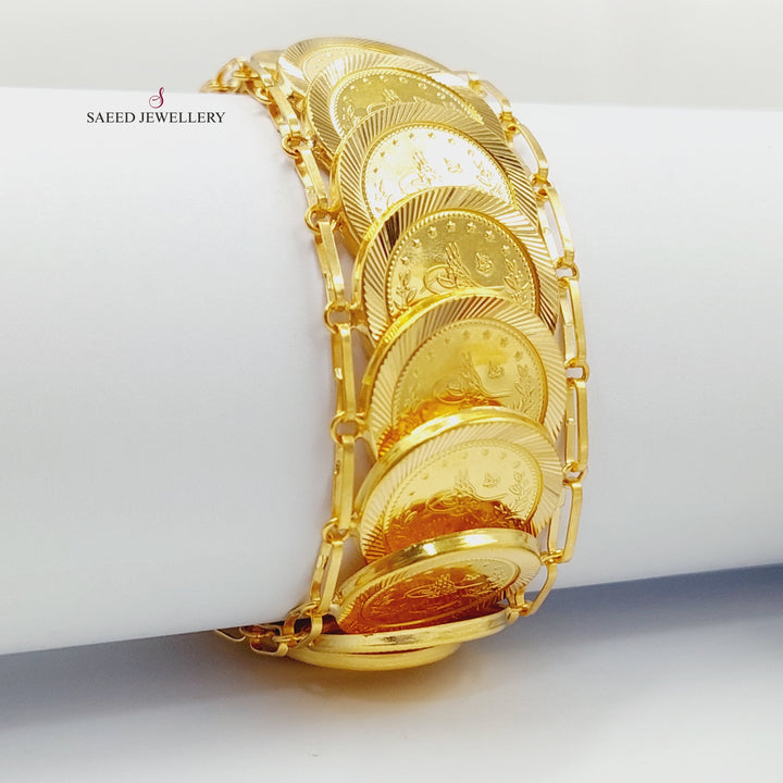 21K Gold Rashadi Bracelet by Saeed Jewelry - Image 1