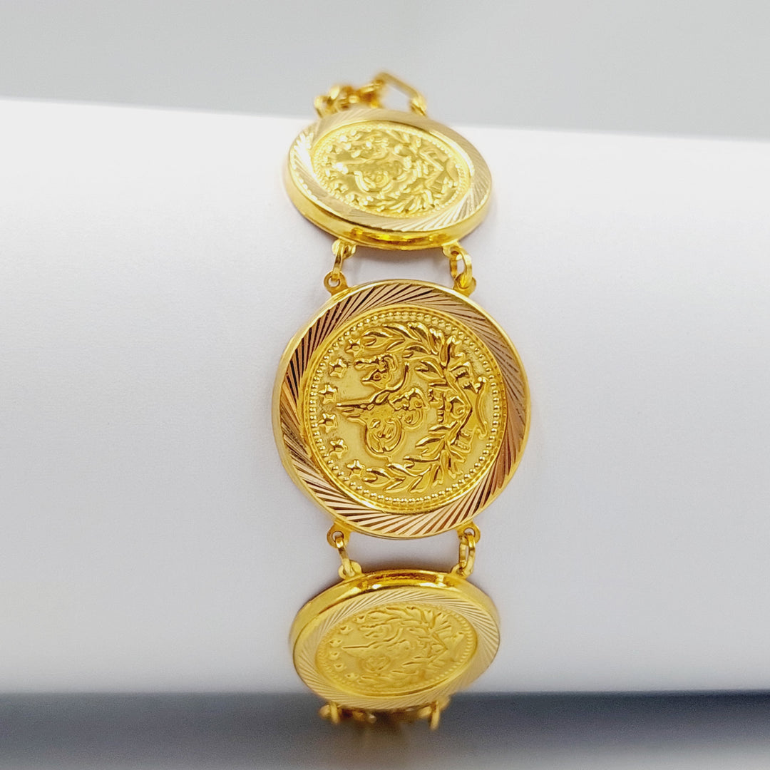 21K Gold Rashadi Bracelet by Saeed Jewelry - Image 5