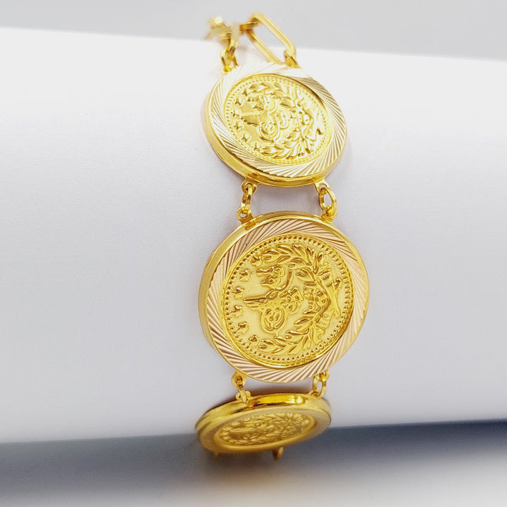 21K Gold Rashadi Bracelet by Saeed Jewelry - Image 1