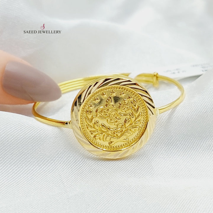 18K Gold Rashadi Children's Bracelet by Saeed Jewelry - Image 2