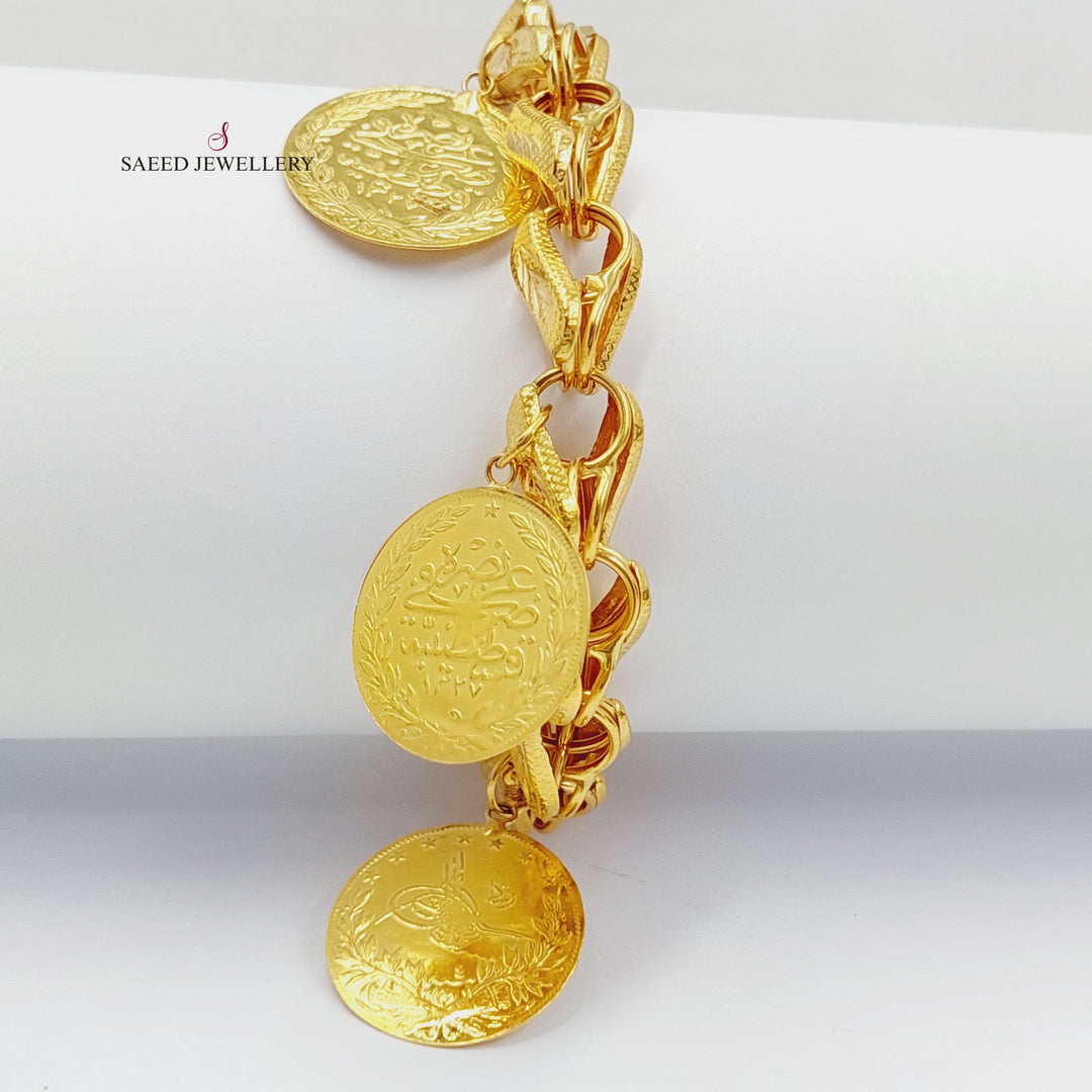 21K Gold Rashadi Dandash Bracelet by Saeed Jewelry - Image 5