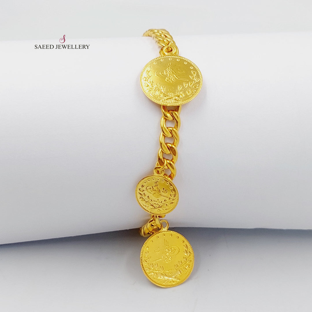 21K Gold Rashadi Dandash Bracelet by Saeed Jewelry - Image 4