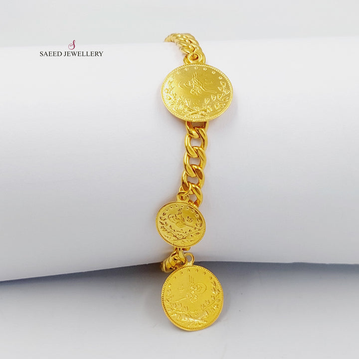 21K Gold Rashadi Dandash Bracelet by Saeed Jewelry - Image 4