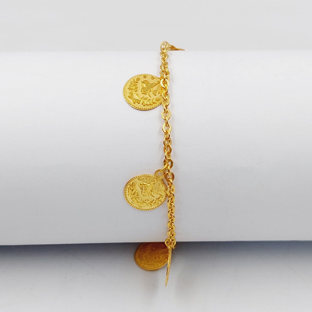 21K Gold Rashadi Dandash Bracelet by Saeed Jewelry - Image 1